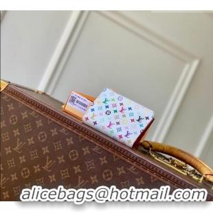 New Design Louis Vuitton LV x TM Lisa Wallet in Multicolor/White Canvas M27736 2026