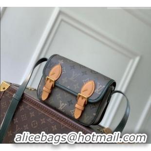 Famous Brand Louis Vuitton Men's Satchel Wearable Wallet Mini Bag in Green Monogram Surplus Canvas M26969 2026