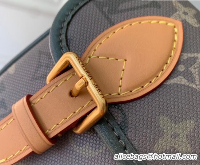 Famous Brand Louis Vuitton Men's Satchel Wearable Wallet Mini Bag in Green Monogram Surplus Canvas M26969 2026