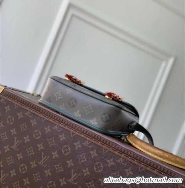 Famous Brand Louis Vuitton Men's Satchel Wearable Wallet Mini Bag in Green Monogram Surplus Canvas M26969 2026