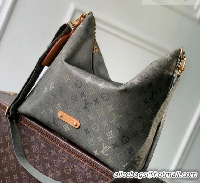 Promotional Louis Vuitton Men's Vagabond Hobo Bag in Green Monogram Surplus Canvas M27181 2026
