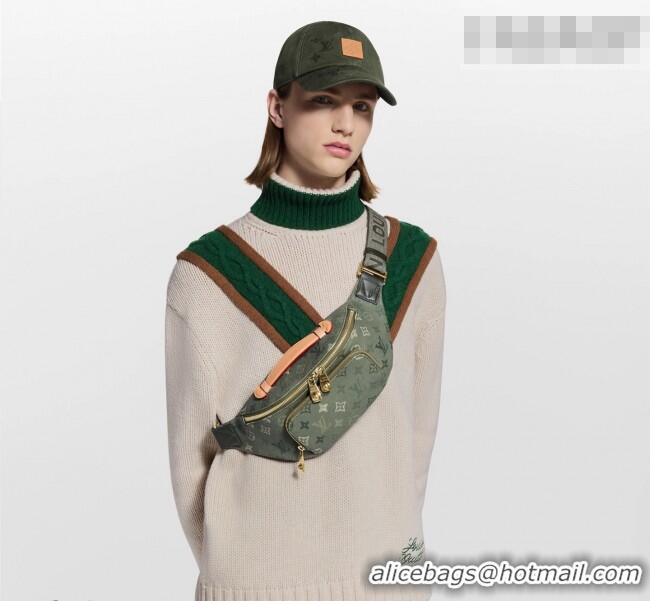 Top Grade Louis Vuitton Rush Bumbag Bag in Khaki Green Monogram Surplus Canvas M26933 2026