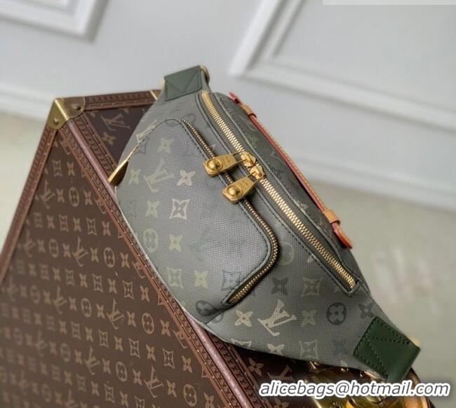 Top Grade Louis Vuitton Rush Bumbag Bag in Khaki Green Monogram Surplus Canvas M26933 2026