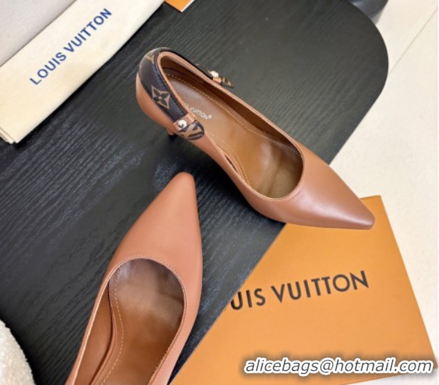 Grade Quality Louis Vuitton Legacy Pump 9cm in Brown Calfskin 6010702 2026