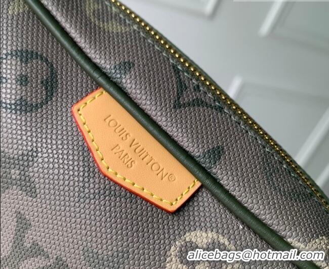 Good Quality Louis Vuitton Men's Trocadéro Wearable Wallet Mini Bag in Khaki Green Monogram Surplus Canvas M26937 2026