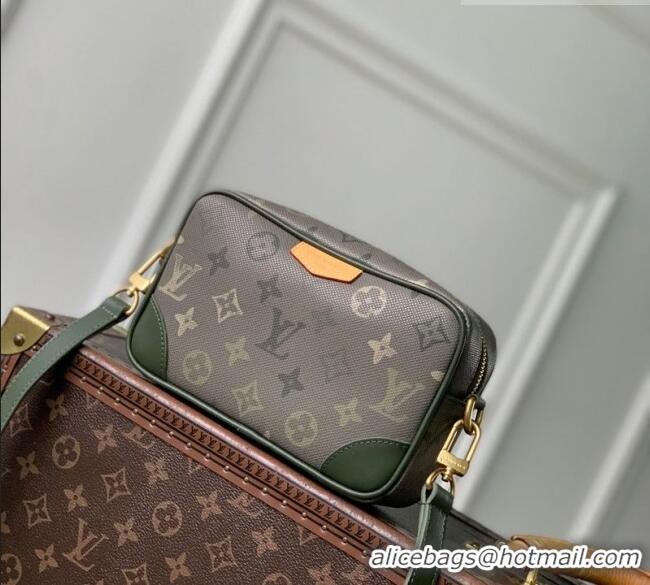 Good Quality Louis Vuitton Men's Trocadéro Wearable Wallet Mini Bag in Khaki Green Monogram Surplus Canvas M26937 2026