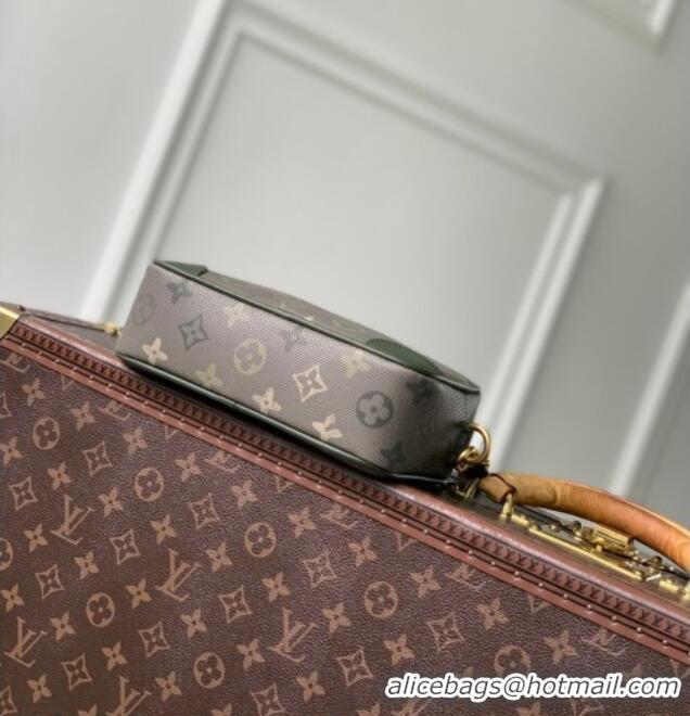 Good Quality Louis Vuitton Men's Trocadéro Wearable Wallet Mini Bag in Khaki Green Monogram Surplus Canvas M26937 2026