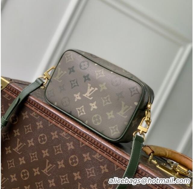 Good Quality Louis Vuitton Men's Trocadéro Wearable Wallet Mini Bag in Khaki Green Monogram Surplus Canvas M26937 2026