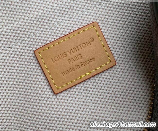 Good Quality Louis Vuitton Men's Trocadéro Wearable Wallet Mini Bag in Khaki Green Monogram Surplus Canvas M26937 2026