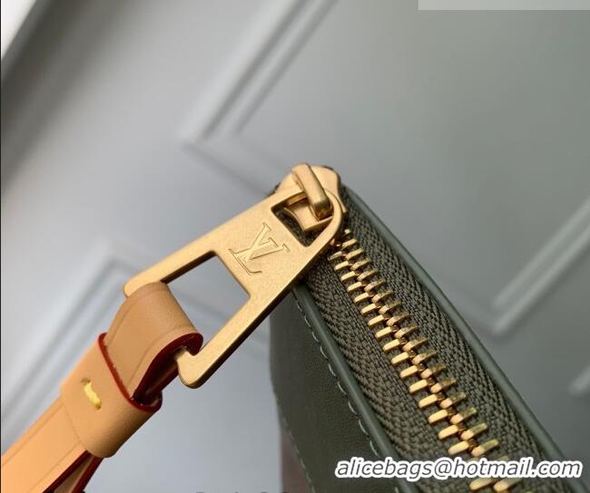 Big Discount Louis Vuitton Men's Pochette Voyage Souple Pouch in Khaki Green Monogram Surplus Canvas M26970 2026