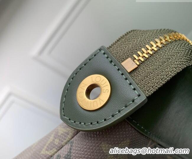 Big Discount Louis Vuitton Men's Pochette Voyage Souple Pouch in Khaki Green Monogram Surplus Canvas M26970 2026