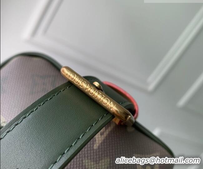 Top Grade Louis Vuitton Men's Dopp Kit Clutch in Khaki Green Monogram Surplus Canvas M26963 2026