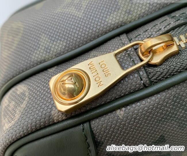 Top Grade Louis Vuitton Men's Nil cross-body Bag in Khaki Green Monogram Surplus Canvas M27095 2026