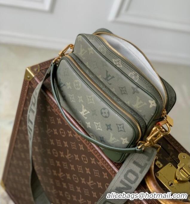 Top Grade Louis Vuitton Men's Nil cross-body Bag in Khaki Green Monogram Surplus Canvas M27095 2026