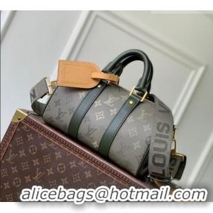 Good Taste Louis Vuitton Men's Keepall Bandoulière 25 Bag in Khaki Green Monogram Surplus Canvas M26930 2026