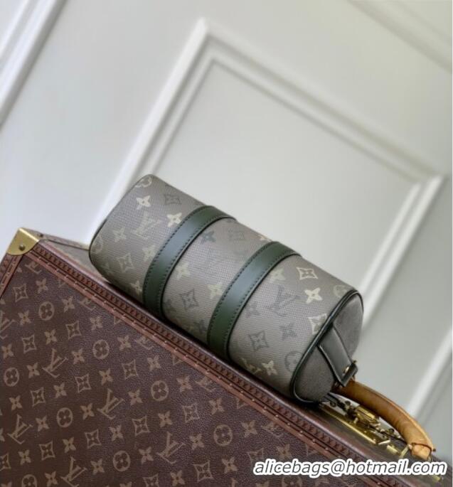 Good Taste Louis Vuitton Men's Keepall Bandoulière 25 Bag in Khaki Green Monogram Surplus Canvas M26930 2026