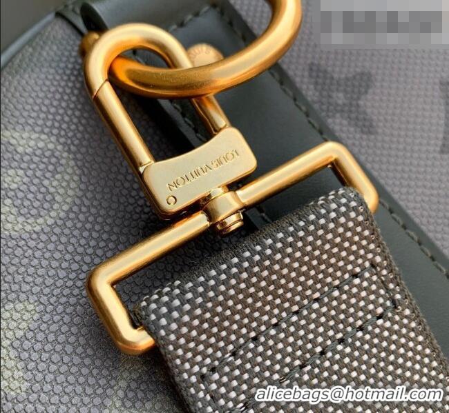 Famous Brand Louis Vuitton Men's Keepall Bandoulière 50 Travel Bag in Khaki Green Monogram Surplus Canvas M26959 2026