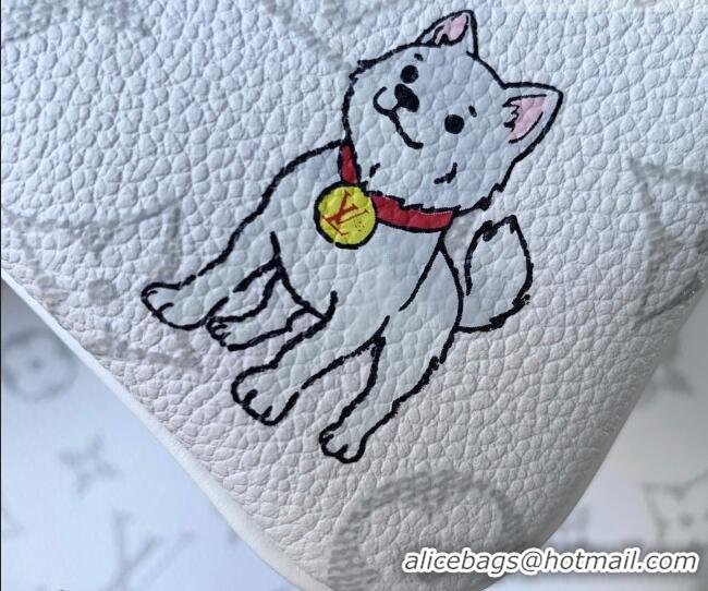 Promotional Louis Vuitton Speedy P9 Bandoulière 30 Bag in Motiph Leather M27144 White 2026