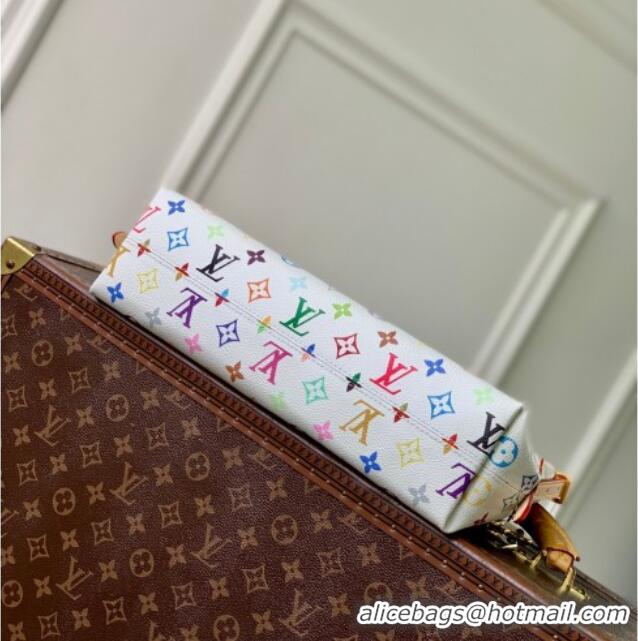 Pretty Style Louis Vuitton LV x TM CarryAll East West bag in M27578 Multicolor/White Canvas 2026