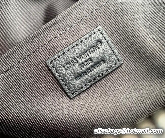 Super Quality Louis Vuitton Men's Trocadéro Wearable Wallet Mini Bag in Black Monogram Shadow Leather M26737 2026