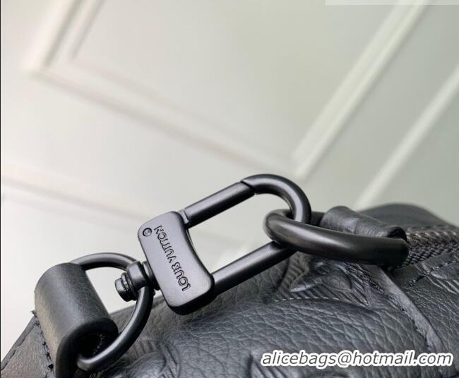 Super Quality Louis Vuitton Men's Trocadéro Wearable Wallet Mini Bag in Black Monogram Shadow Leather M26737 2026