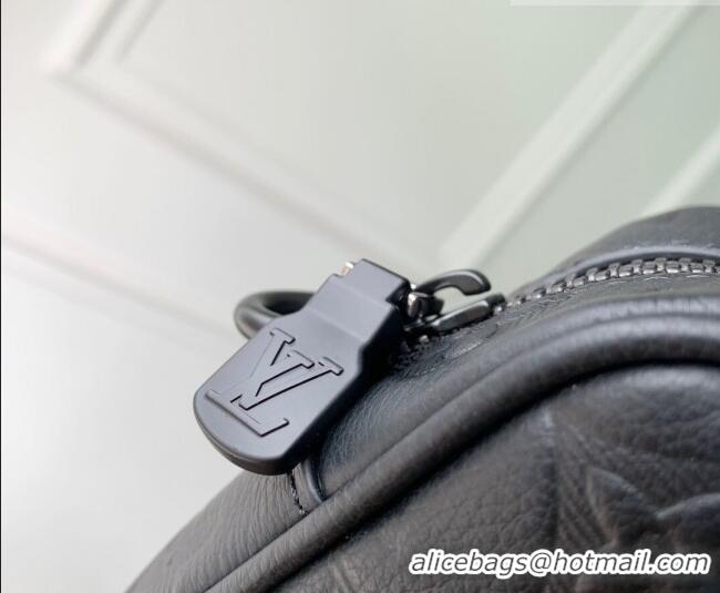 Super Quality Louis Vuitton Men's Trocadéro Wearable Wallet Mini Bag in Black Monogram Shadow Leather M26737 2026