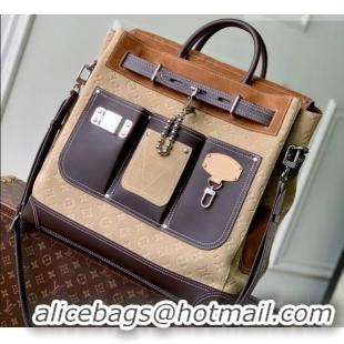 Trendy Design Louis Vuitton Men's Steamer Backpack Bag in Suede M26019 Beige/Brown 2026