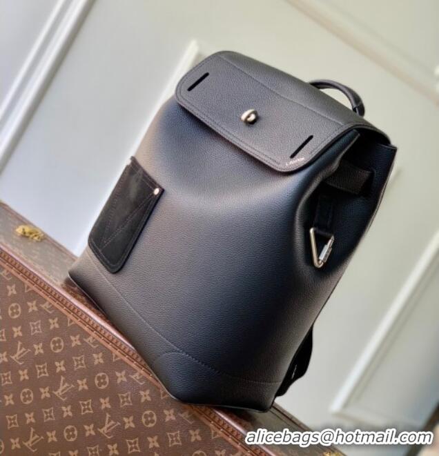 High Quality Louis Vuitton Men's Steamer Backpack bag in LV Touch Leather M27063 Black 2026