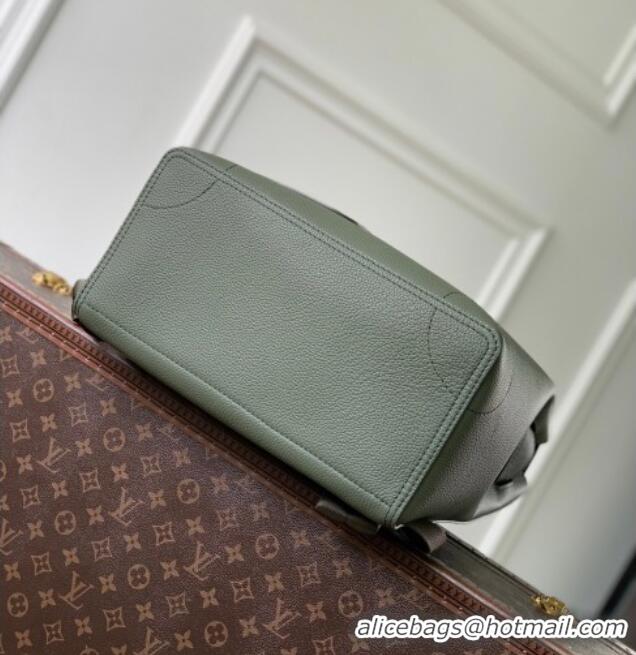 Best Price Louis Vuitton Men's Steamer Backpack bag in LV Touch Leather M26852 Khaki Green 2026