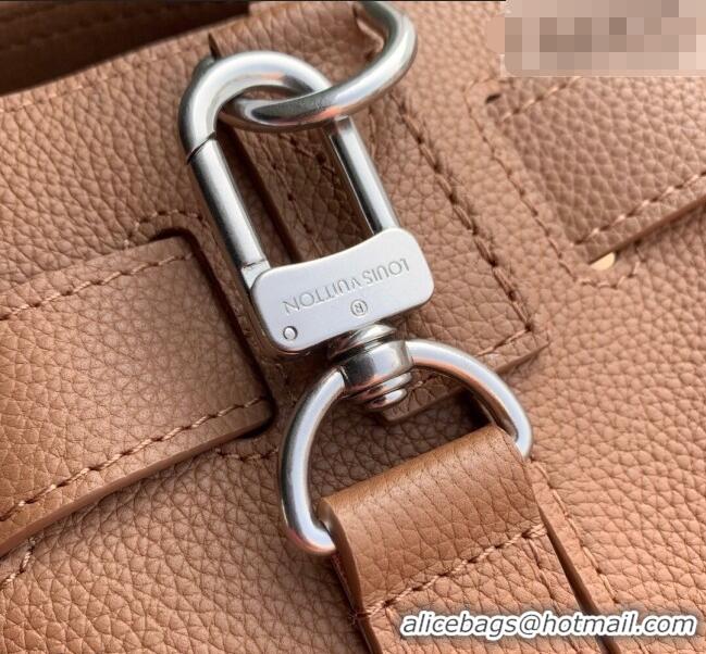 New Design Louis Vuitton Men's Steamer 30 bag in LV Touch Leather M26758 Tan Brown 2026