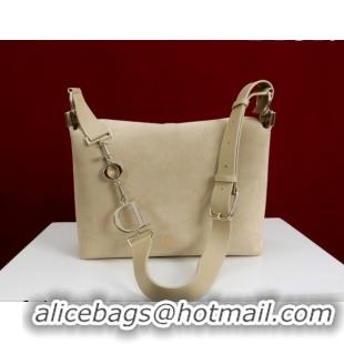 Best Price Dior Suede Small Shoulder Bag Beige/Gold S1411 0124002 2026