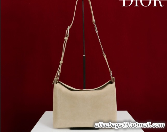 Best Price Dior Suede Small Shoulder Bag Beige/Gold S1411 0124002 2026