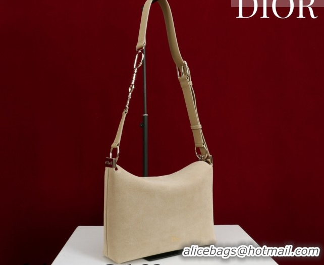 Best Price Dior Suede Small Shoulder Bag Beige/Gold S1411 0124002 2026