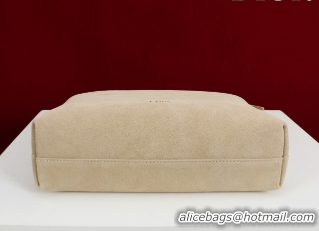 Best Price Dior Suede Small Shoulder Bag Beige/Gold S1411 0124002 2026