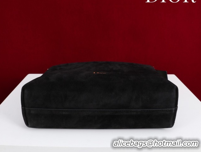 Perfect Dior Suede Small Shoulder Bag Black/Gold S1411 0124003 2026