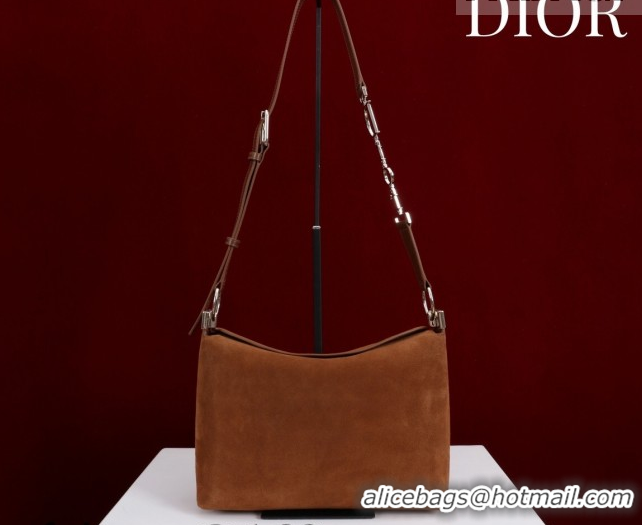 Sumptuous Dior Suede Small Shoulder Bag Caramel/Gold S1411 0124005 2026