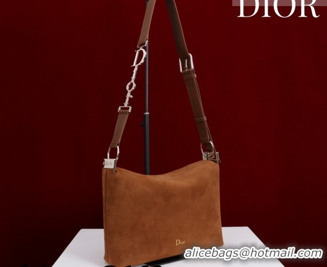 Sumptuous Dior Suede Small Shoulder Bag Caramel/Gold S1411 0124005 2026