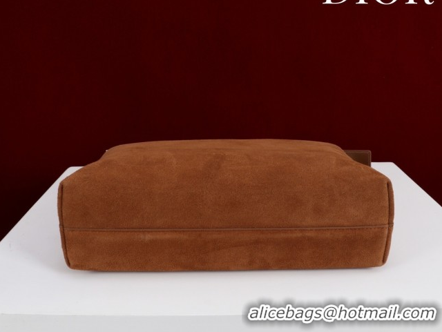 Sumptuous Dior Suede Small Shoulder Bag Caramel/Gold S1411 0124005 2026
