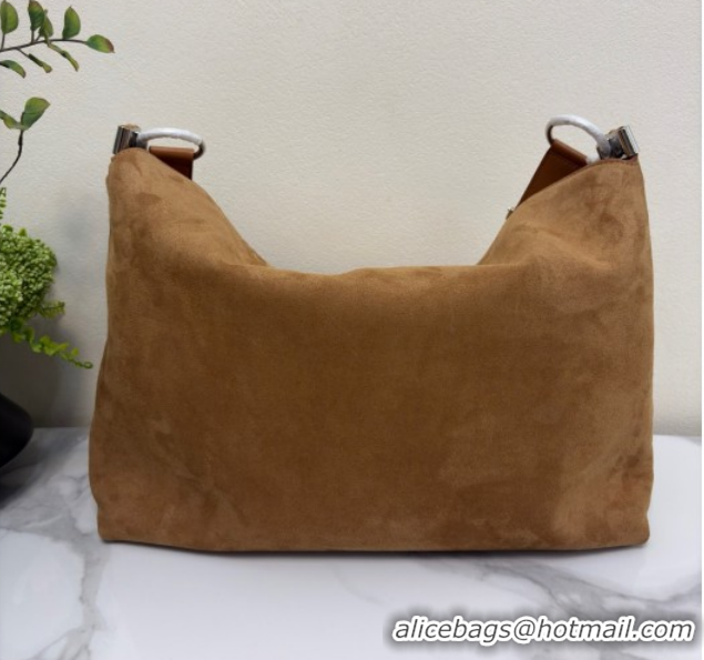 Top Design Dior Suede Large Shoulder Bag L1926 Camel 2026