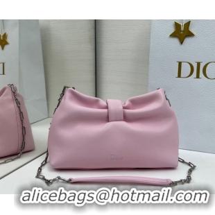 Popular Style Dior Bow Small Bag in Lambskin Leather 0715PUQO Rose Songe Pink 2026