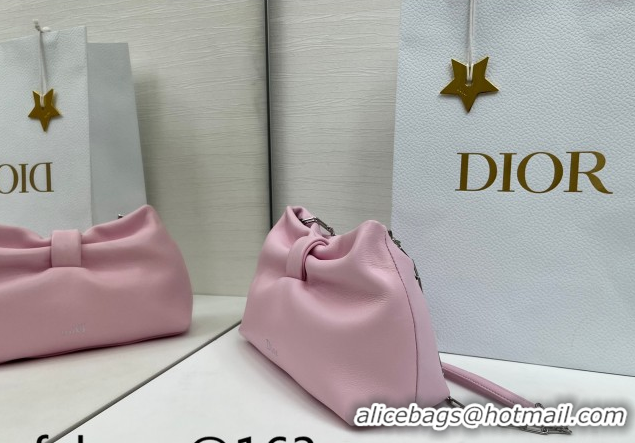Popular Style Dior Bow Small Bag in Lambskin Leather 0715PUQO Rose Songe Pink 2026