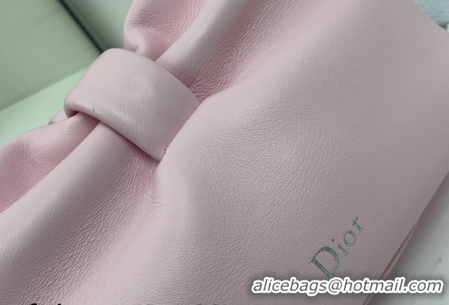 Popular Style Dior Bow Small Bag in Lambskin Leather 0715PUQO Rose Songe Pink 2026