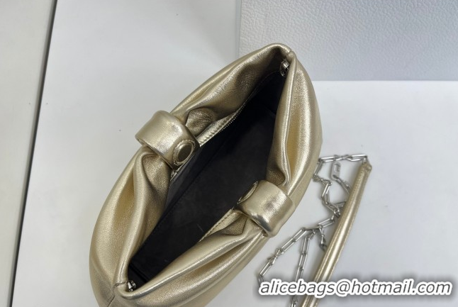 Low Price Dior Bow Small Bag in Lambskin Leather 0715PUQO Gold 2026