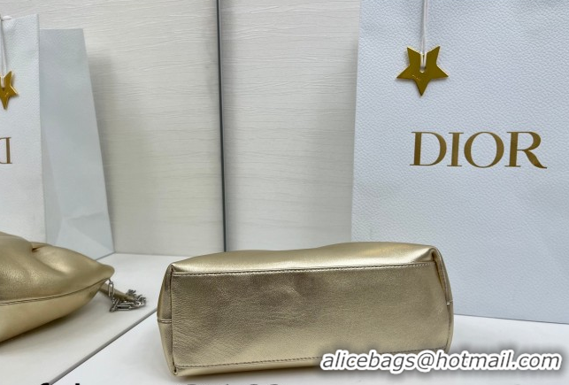 Low Price Dior Bow Small Bag in Lambskin Leather 0715PUQO Gold 2026