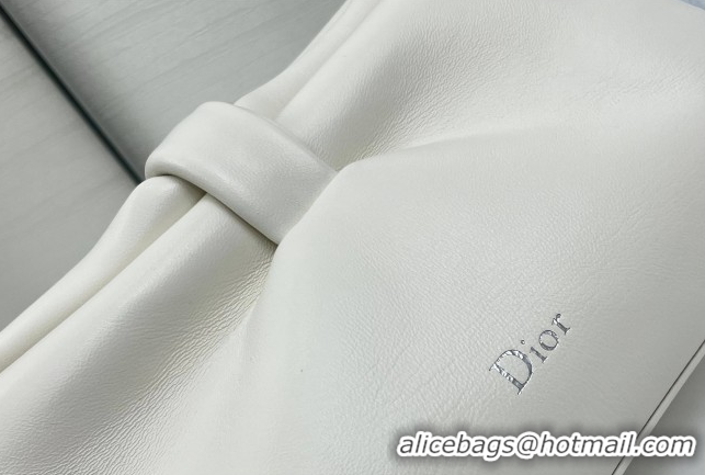 Best Product Dior Bow Medium Bag in Lambskin Leather 0715PUQO White 2026
