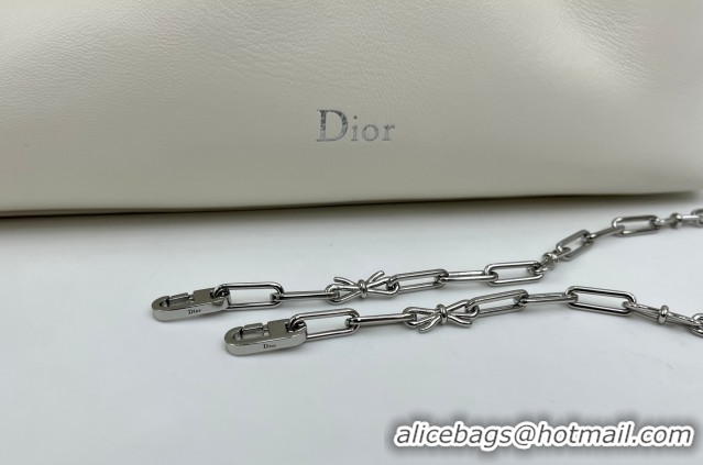 Best Product Dior Bow Medium Bag in Lambskin Leather 0715PUQO White 2026
