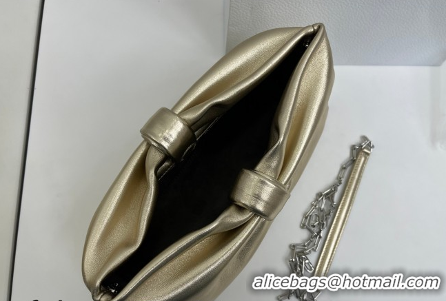 Shop Cheap Dior Bow Medium Bag in Lambskin Leather 0715PUQO Gold 2026