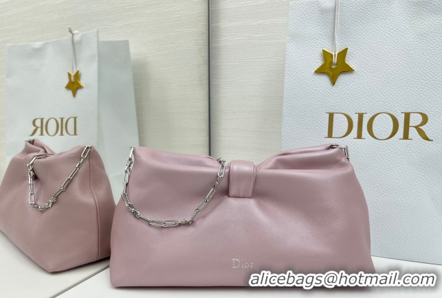 Low Cost Dior Bow Medium Bag in Lambskin Leather 0715PUQO Pink 2026