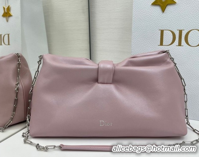 Low Cost Dior Bow Medium Bag in Lambskin Leather 0715PUQO Pink 2026