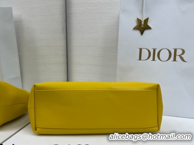 Good Product Dior Bow Medium Bag in Lambskin Leather 0715PUQO Buttercup Yellow 2026